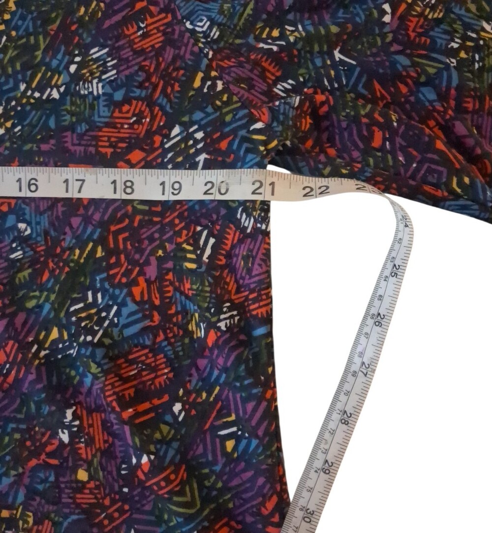 LuLaRoe Long Sleeve Scoop Neck Top - Multi Abstract Print Womens XL - Picture 4 of 5